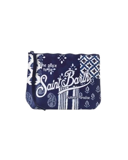 Pochette in neoprene stampa bandana