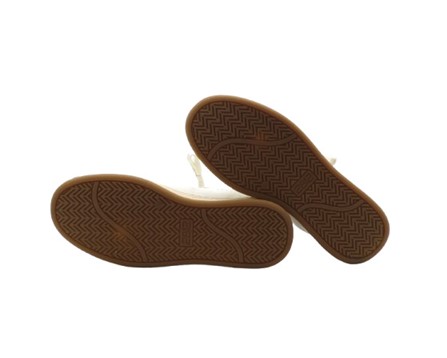 Sneaker in pelle e micro glitter con lacci