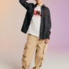Pantalone cargo in cotone