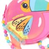 Borsa uccellino con tracolla perline