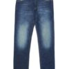 Jeans straight scuro sfumato