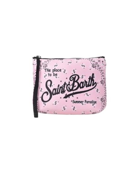 Pochette in neoprene stampa bandana