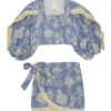 Completo camicia e gonna con ricami