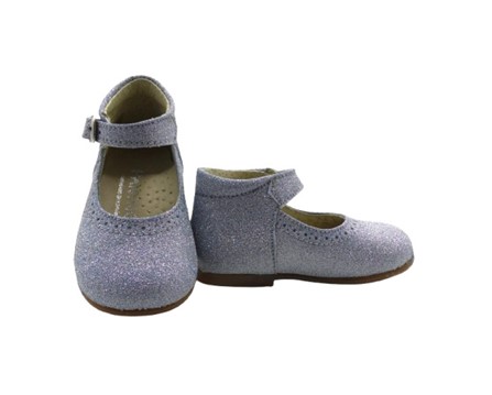 Ballerina primo passo con micro glitter e cinturino