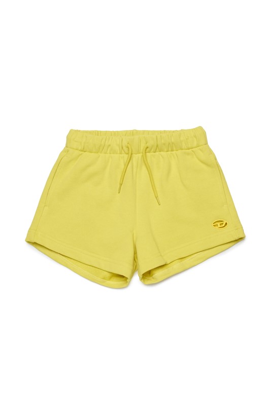 Short in felpa con logo oval d