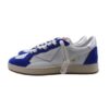 Sneaker in pelle e camoscio con lacci