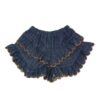 Completo casacca con profilo e short con rouches
