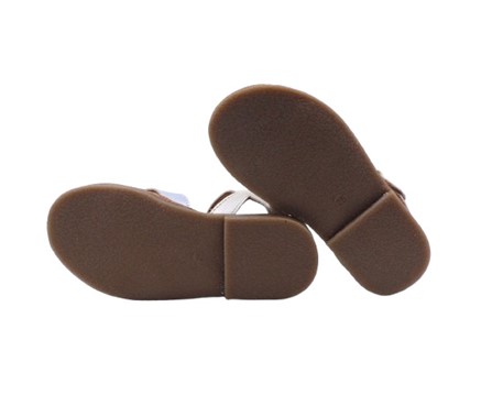 Sandalo in pelle con fibbia