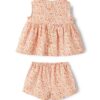 Completo top smanicato con short