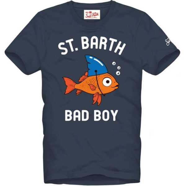 T-shirt mezza manica con stampa bad boy