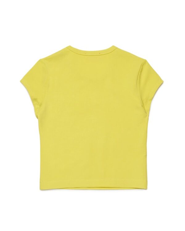 T-shirt con logo oval d cut-out