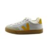 Sneaker in tela e camoscio con lacci elastici