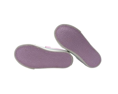 Sneaker con riporti a contrasto e doppio velcro