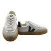 Sneaker in tela e camoscio con lacci elastici
