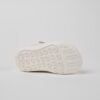 Scarpa due occhi in pelle con fiocchetti e velcro