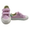 Sneaker con riporti a contrasto e doppio velcro