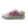 Sneaker con riporti a contrasto e doppio velcro