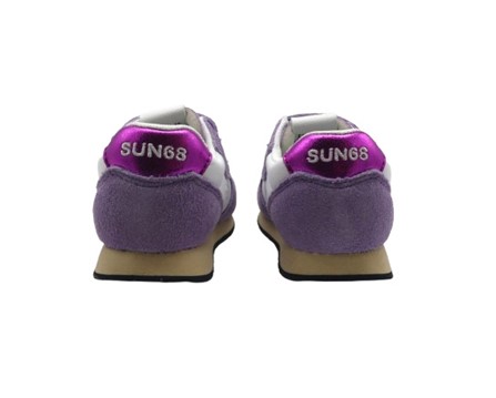 Sneaker ginnica in pelle con doppio velcro