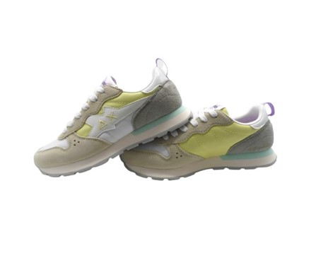 Sneaker ginnica in pelle con lacci