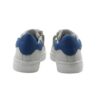 Sneaker in pelle con lacci e zip