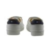 Sneaker in ecopelle con doppio velcro