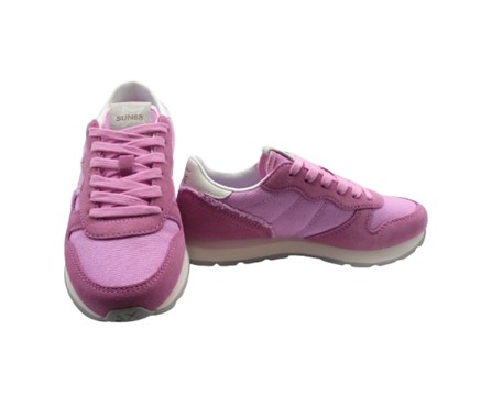 Sneaker ginnica in pelle con lacci