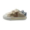 Sneaker con riporti a contrasto e doppio velcro