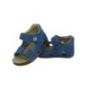 Sandalo primo passo in pelle con velcro e fibbia