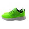 Scarpa ginnica con velcro e lacci con led