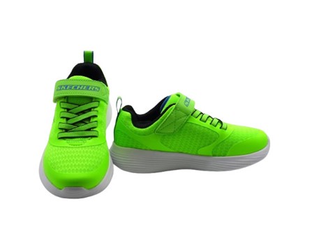 Scarpa ginnica con velcro e lacci con led
