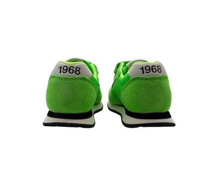 Sneaker ginnica in pelle con doppio velcro