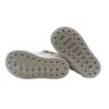 Sneaker primo passo in pelle con lacci e zip