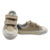 Sneaker con riporti a contrasto e doppio velcro