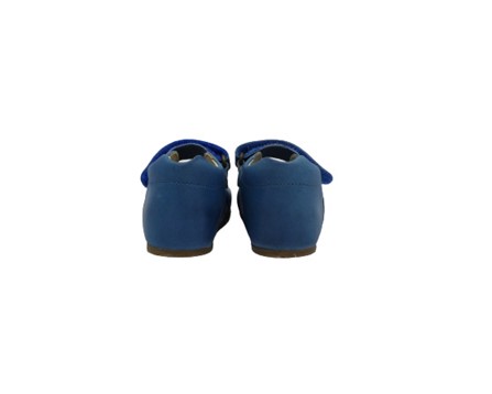Sandalo primo passo in pelle con velcro e fibbia