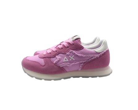 Sneaker ginnica in pelle con lacci