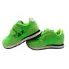 Sneaker ginnica in pelle con doppio velcro
