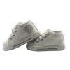 Sneaker primo passo in tela con lacci