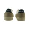 Sneaker in pelle e camoscio con lacci