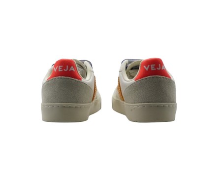 Sneaker in pelle con triplo strappo