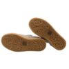Sneaker in camoscio e glitter con lacci e zip