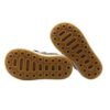 Sneaker primo passo in tela e pelle con doppio velcro