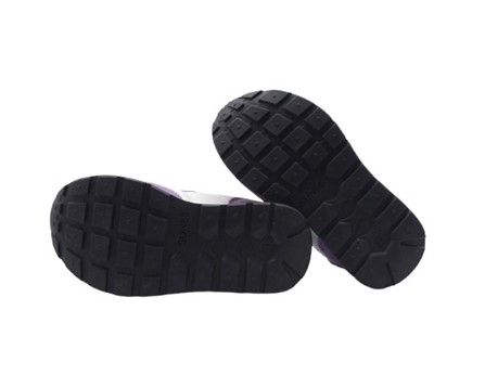 Sneaker ginnica in pelle con doppio velcro