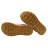 Sneaker ginnica in pelle con riporti a contrasto con velcro
