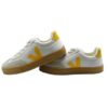 Sneaker in tela e camoscio con lacci elastici