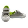 Sneaker con riporti a contrasto e doppio velcro