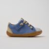 Sneaker in pelle con lacci