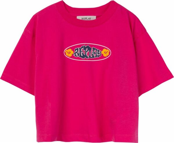 T-shirt mezza manica con stampa logo