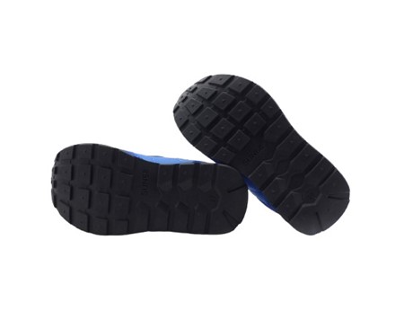Sneaker ginnica in pelle con doppio velcro