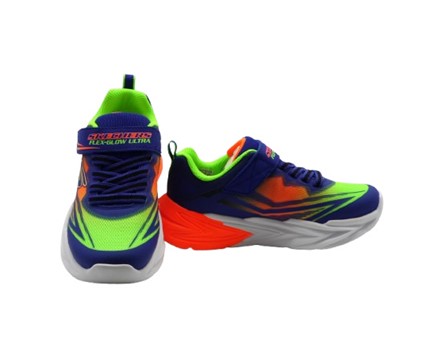 Scarpa ginnica con velcro e lacci con led