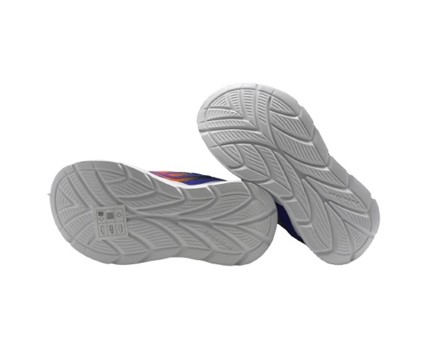 Scarpa ginnica con velcro e lacci con led